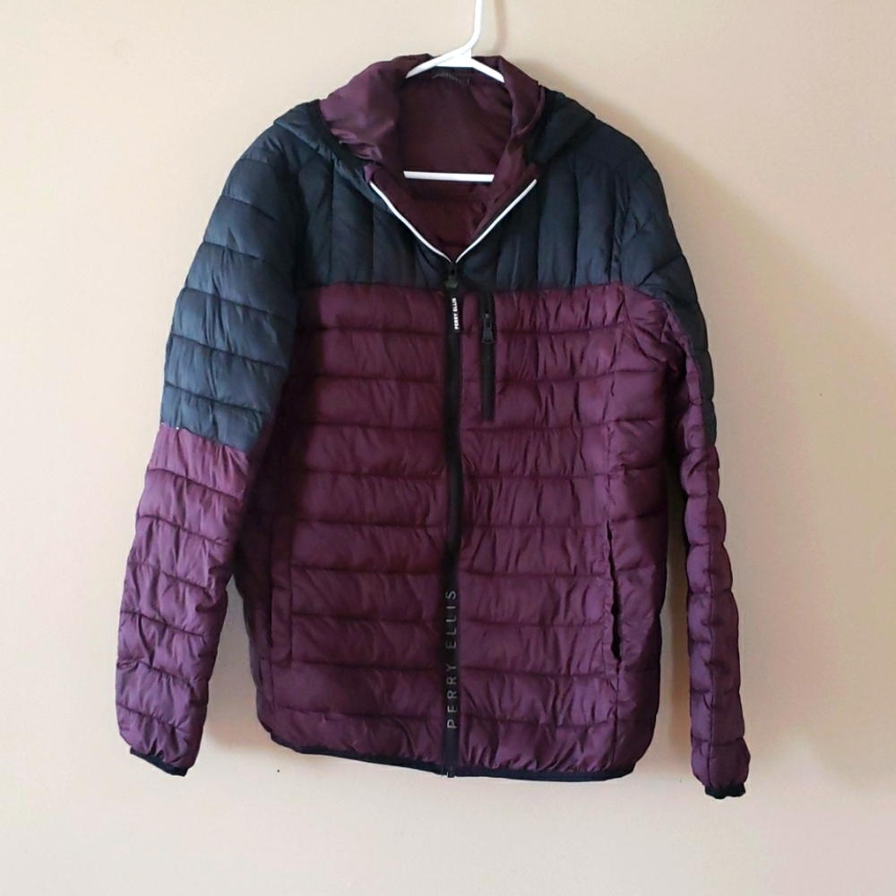PERRY ELLIS MEN JACKET LIGHTWEIGHT PUFF JACKET